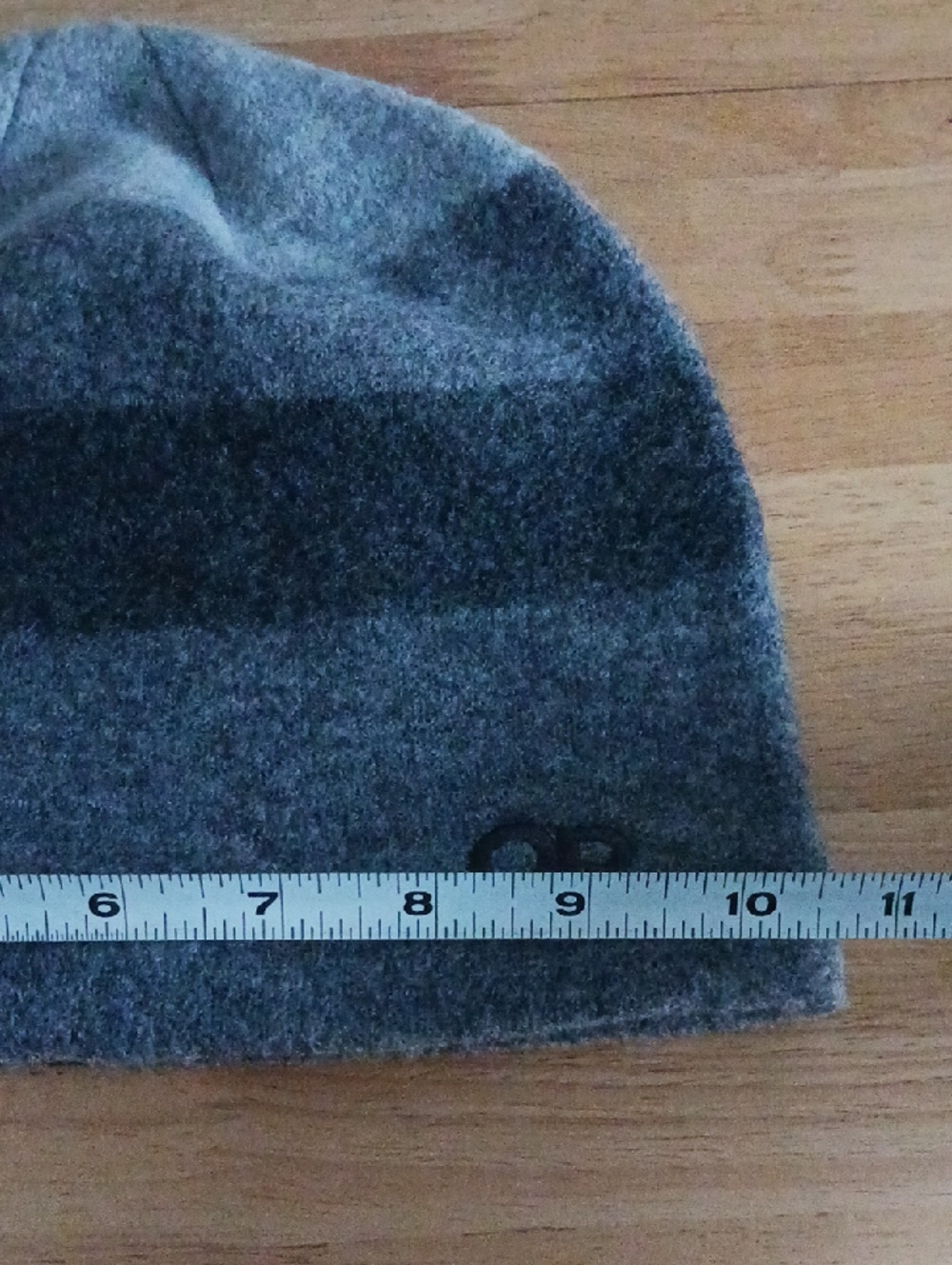 Outdoor Research Gray Striped Merino Wool Beanie - Picture 9 of 10